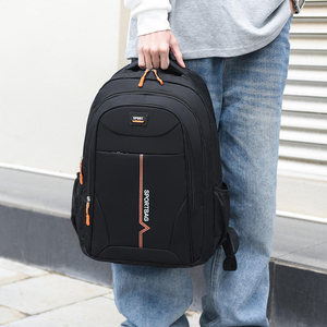 Sac à dos de sport décontracté avec logo personnalisé, grande capacité, résistant à l'eau, multi-poches, pour voyages et école, pour hommes et femmes - Product Image 1