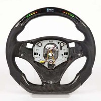 Volant intelligent LED Bosstar au design populaire en fibre de carbone pour BMW M3 E90 E92 avec couleurs de perles lumineuses personnalisées