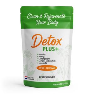 Sachet Doypack en plastique imprimé sur mesure pour emballage de capsules de compléments alimentaires en poudre - Product Image 1