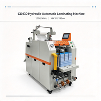 Machine à plastifier hydraulique entièrement automatique CG430, 164*92*135cm, 220V/50Hz, équipement de plastification thermique