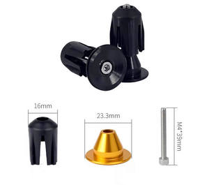 سدادات مقود الدراجات الهوائية BMX MTB من الألومنيوم، سدادات نهاية مقابض الدراجات الهوائية، قطع غيار مقود الدراجات - Product Image 4