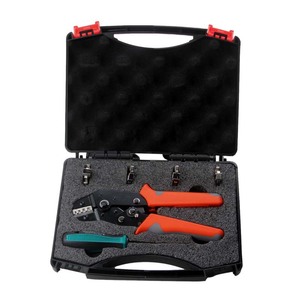 Interchangeable Head <b>Crimping</b> Pliers 5-Clamp High Carbon Steel Industrial Wire <b>Crimping</b> Tool Front Entry 16 Awg - Product Image 4