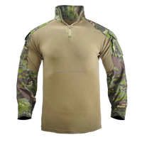 Vêtements de chasse tactique Camouflage Tshirt Uniforme Mâle Entraînement en plein air Respirant Tactico Chemise à manches longues T-shirts tactiques