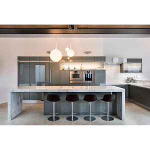 HS-CG1473 barato de alta brillante madera recuperada rústico bloque sólido parte 2 grande de gabinete de madera para <span class=keywords><strong>cocina</strong></span> - Product Image 1