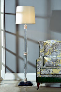 ตกแต่งบ้าน450*1520H 1 * E27-60W ทองเหลือง + คริสตัล + ผ้าคลุมโคมไฟตั้งพื้น - Product Image 2