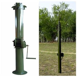 Palo Telescopico Resistente 3m con Capacità di Carico 80kg, Verricello Manuale, Palo Telescopico in Alluminio - Product Image 6