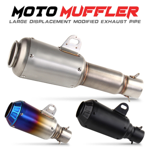 Silenciador Universal de acero inoxidable para escape de motocicleta de 51mm con DB Killer para R3 Ninja250 Mt07 Cbr250rr Crf150 Mt03 Mt15 <span class=keywords><strong>Cbr500r</strong></span> - Product Image 6