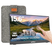 FHD1080p Bildschirm Tragbarer Monitor Touchscreen-Monitor Laptop-Bildschirmerweiterung Mit Eingebautem Lautsprecher