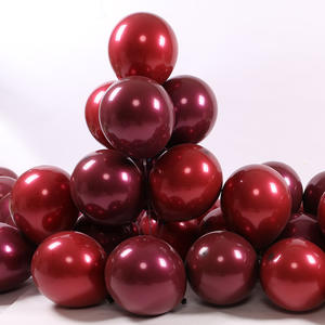 Ballon Double Latex <span class=keywords><strong>Rouge</strong></span> Cerise pour Fête <span class=keywords><strong>de</strong></span> Vacances Décoration <span class=keywords><strong>de</strong></span> Salle <span class=keywords><strong>de</strong></span> Mariage Célébration <span class=keywords><strong>de</strong></span> la Saint-Valentin-Fait à la main à Chennai - Product Image 4