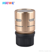 Cartouche de capsule de microphone dynamique cardioïde dorée noyau de micro de haute qualité pour ordinateur de poche filaire sans fil