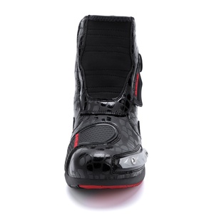 Bottes de <span class=keywords><strong>moto</strong></span> pour hommes Knight Racing, imperméables, lumineuses, à bout rond, toutes saisons, livraison directe transfrontalière - Product Image 2
