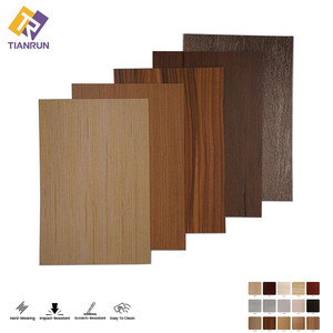 Hạt gỗ kết cấu chống cháy <span class=keywords><strong>HPL</strong></span> Bảng điều chỉnh áp lực cao Laminate cho văn phòng khách sạn bệnh viện đồ nội thất - Product Image 1