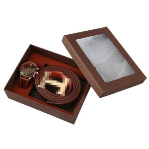 Conjunto de regalo Caja de correa de reloj para hombre Regalo de negocios Navidad Día de San Valentín para novio Marido regalo Reloj de joyería de acero inoxidable - Product Image 5