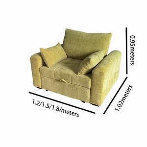 Canapé-<span class=keywords><strong>lit</strong></span> convertible moderne <span class=keywords><strong>en</strong></span> tissu, disponible <span class=keywords><strong>en</strong></span> tailles simple/<span class=keywords><strong>double</strong></span>/triple, pour salons, chambres et hôtels - Product Image 4