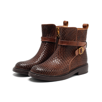 Bottines en daim à lacets pour femmes avec doublure en cuir véritable, respirantes, légères et confortables