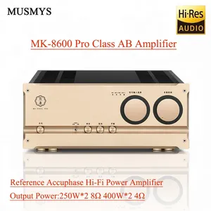 Amplificateur de puissance Hi-Fi de qualité professionnelle MUSMYS-MK8600pro, amplificateur de fin de ligne domestique, amplificateur de classe A et B pur, amplificateur à commutation automatique - Product Image 1