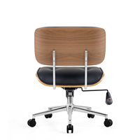 Fauteuils Lounge à dossier moyen Fauteuils en cuir modernes en similicuir