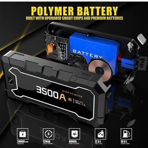 3500A 12 В Автомобильный аварийный пусковой портативный пусковой комплект Jumpstarter автомобильный пусковой комплект - Product Image 5