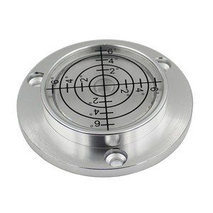 Nivel de burbuja redondo de aluminio de 1 1/2 pulgadas de diámetro para uso en bricolaje - Product Image 3