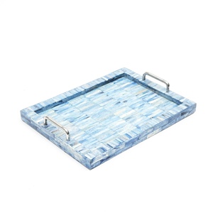 ถาดเสิร์ฟไม้มะม่วงทรงสี่เหลี่ยมผืนผ้าทำมือสไตล์เรียบง่ายสำหรับครัว โรงแรม ร้านอาหาร บ้าน รอมฎอน - Product Image 2