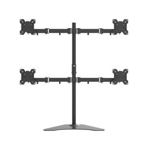 Support professionnel pour quatre écrans de télévision ou ordinateur, <span class=keywords><strong>bras</strong></span> rétractable, 4 pouces, moniteur de bureau pliable - Product Image 3