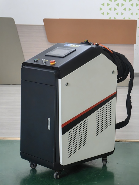 500W Portable Pulse Laser Cleaning Machine Metal Surface Rust Removal Wood Wall Paint Cleaning