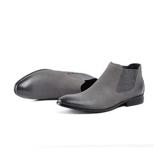 Botas Chelsea de Cuero para Hombre, Estilo Inglés, con Grabado, de Piel Vacuna, para Vestimenta Formal de Negocios - Product Image 6