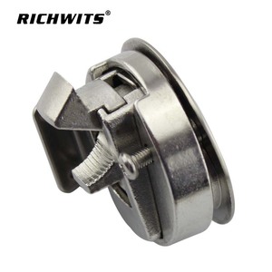 RICHWITS Stainless Steel Round Floor Lock Keyless 2-Sheath Version Industrial Design For <b>Yacht</b> RV Door - Product Image 2