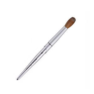 Pinceau à ongles en acrylique avec manche argenté, design classique, tailles personnalisées pour extension de poudre acrylique et manucure - Product Image 4