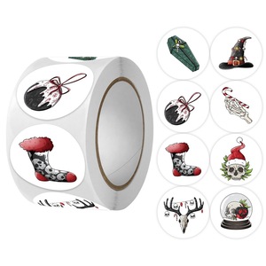 Stock Ready Christmas Thank You Stickers Adhesive Labels <strong>Appreciation</strong> - Product Image 4