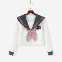 2025 uniforme escolar para niñas, clase japonesa, uniformes escolares de marinero, ropa para estudiantes, trajes de marinero COS