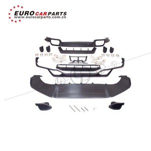 <span class=keywords><strong>Cayene</strong></span> 9y0 TE estilo kit de cuerpo con spoiler difusor trasero y silenciador consejos de material de PP de alta calidad - Product Image 4