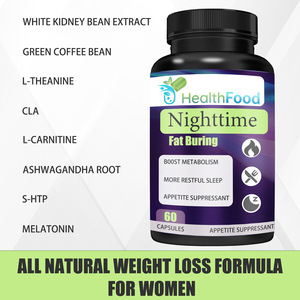 Custom Branded Healthcare <b>Supplement</b> Appetite Suppressant Night Time Fat Burning Capsules Improve Sleep Quality Capsules - Product Image 4