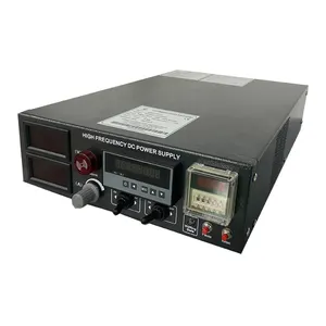 Retificador de galvanoplastia de alta frequência com baixa ondulação, fonte de alimentação DC ajustável, 12V, 50A, 600W