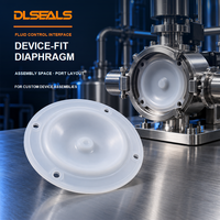 Diaphragme de valve en silicone moulé sur mesure pour le contrôle des fluides des dispositifs médicaux, composants OEM de précision, fourniture basée sur plans