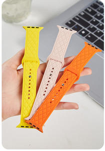 Correa de Reloj con Hebilla Suave a Precio de Fábrica al por Mayor, Hebilla de Acero Inoxidable 304, Silicona para Correa de Apple Watch - Product Image 2