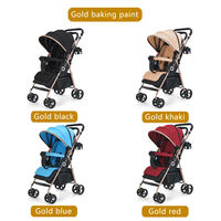 Poussette bébé pliable 3 en 1 personnalisée, best-seller, avec fonction sommeil et poussée bidirectionnelle