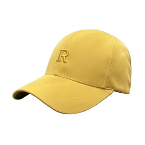 قبعة بيسبول رياضية كلاسيكية عالية الجودة للجنسين منقوشة بشعار تطريز ثلاثي الأبعاد للسفر والصيد نمط كاجوال للبالغين