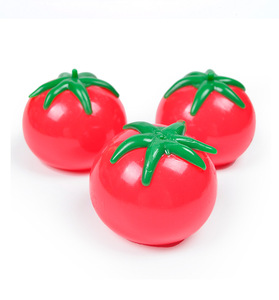 Promotional TPR <b>Tomatoes</b> Stress Relief Squishy Toy for Relaxation and Fun - Product Image 2