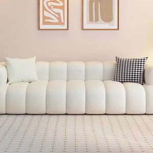 Ensemble <span class=keywords><strong>de</strong></span> canapé en cuir noir rétro français Design artistique simple pour petit salon familial pour appartement salon réception trois - Product Image 3