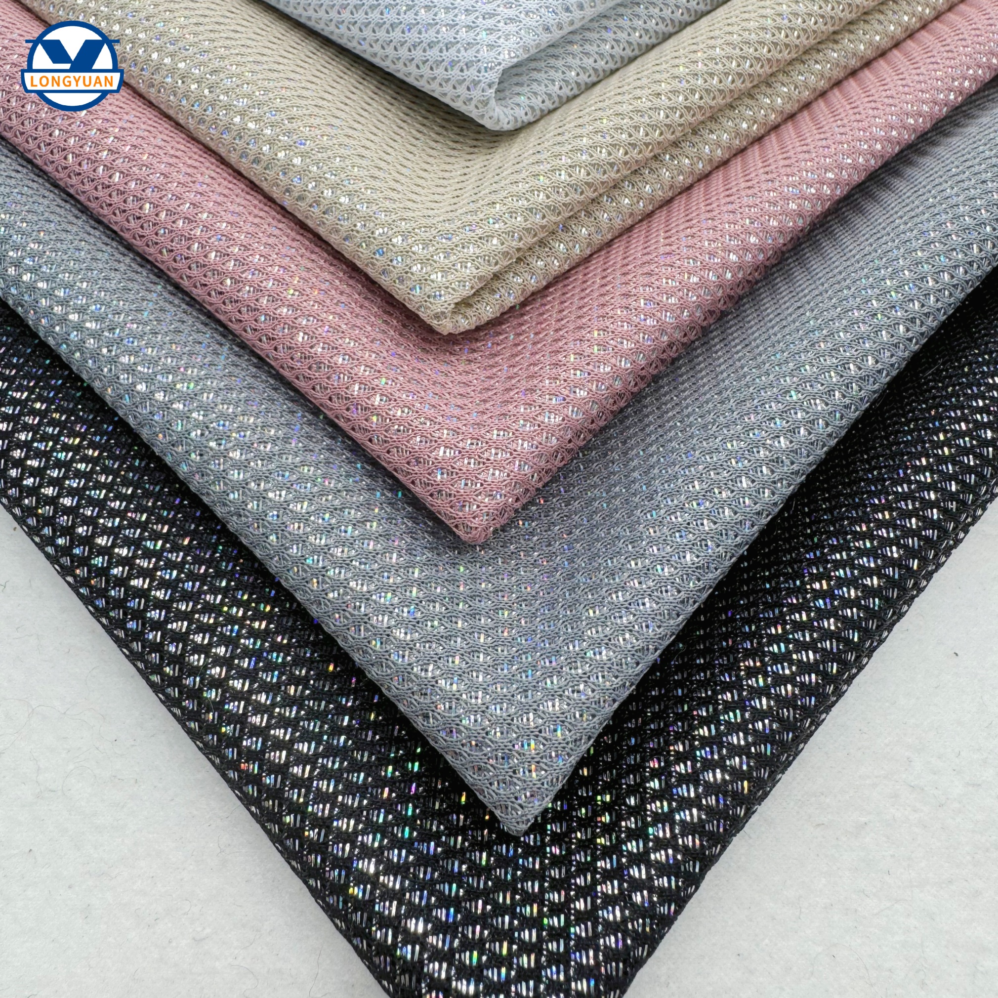 Mesh Nylon Fabric Jacquard Lightweight Breathable for Sneaker