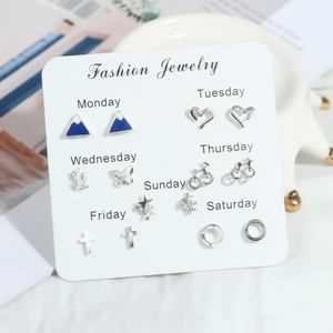 Vendita calda moda moda Huggie orecchini stile coreano geometrico Punk Boho per le ragazze e le donne - Product Image 1