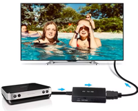 Adaptateur Audio Composite CVBS/Vidéo Support 1080P/720P pour Projecteur HDTV PS2/3 N64 Wii STB Blue-Ray RCA vers HD Convertisseur AV2HDMI
