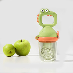 Dinosaurier-Baby Obst- & Gemüse-Beißring Spiralförmiger Silikon-Fütterungsschnuller für Kinderernährung - Product Image 5