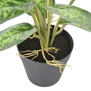 ต้นไม้ประดิษฐ์อะไกลโอเนมา ดอกไม้ปลอมเหมือนจริงสำหรับตกแต่งบนโต๊ะ - Product Image 4