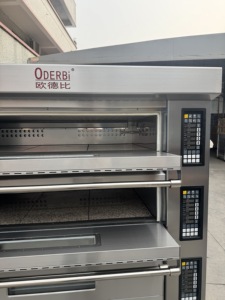 Horno Eléctrico Comercial de Alta Calidad, Nuevo, de 3 Niveles y 9 Bandejas, con Tubo de Calentamiento de Alta Productividad, para Panaderías, Fábricas y Restaurantes - Product Image 4