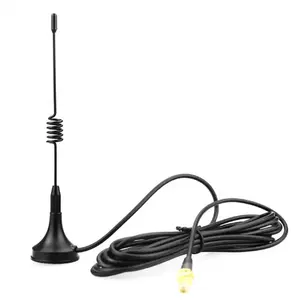 Antena VHF/UHF Mobil Mini Nirkabel Baofengs Portabel 888S Uv5r Interfon Antena Ponsel Dual Band