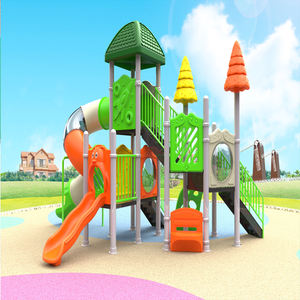 प्लास्टिक आउटडोर स्लाइड नई स्लाइड खेलने सेट आउटडोर प्लास्टिक स्लाइड के साथ जंगल जिम बच्चों - Product Image 5