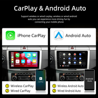 2G 32G Carplay 9 Inch Android Gps Player Layar Sentuh Radio Mobil Stereo Multimedia dengan BT Wifi RDS USB Double 2 DIN