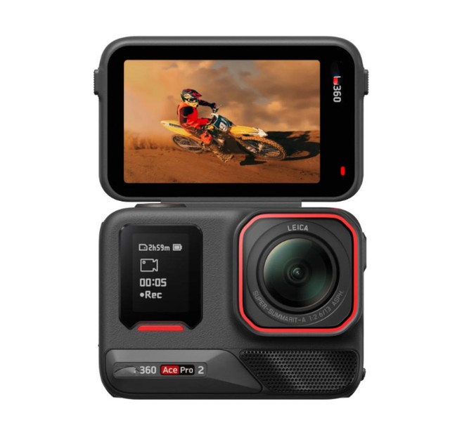 Original In sta360 Ace Pro 2 Dual Battery Bundle 8K Al-Powered Action Camera With 1/1.3 Sensor Dual AI Chip